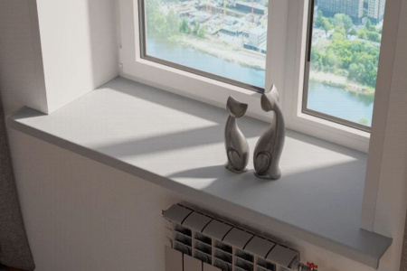 Подоконник VPL, Мрамор матовый