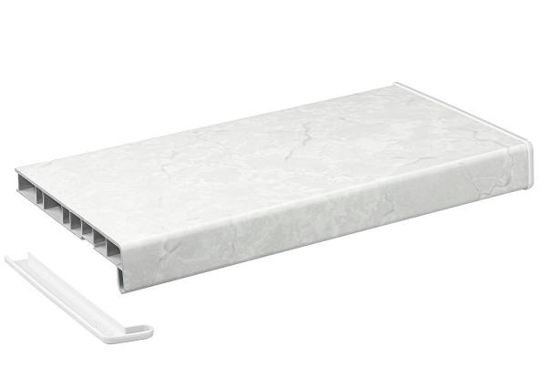 Подоконник Кристаллит Арктик, Мрамор